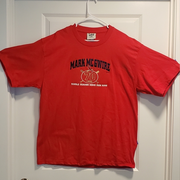Vintage T-shirt Mark McGuire 1998 Cardinals Home Runs